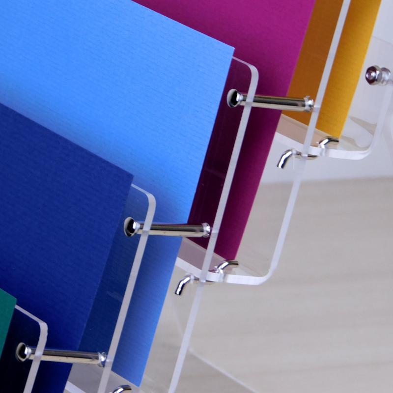 6-fach Tischständer DIN A6 Querformat hintereinander